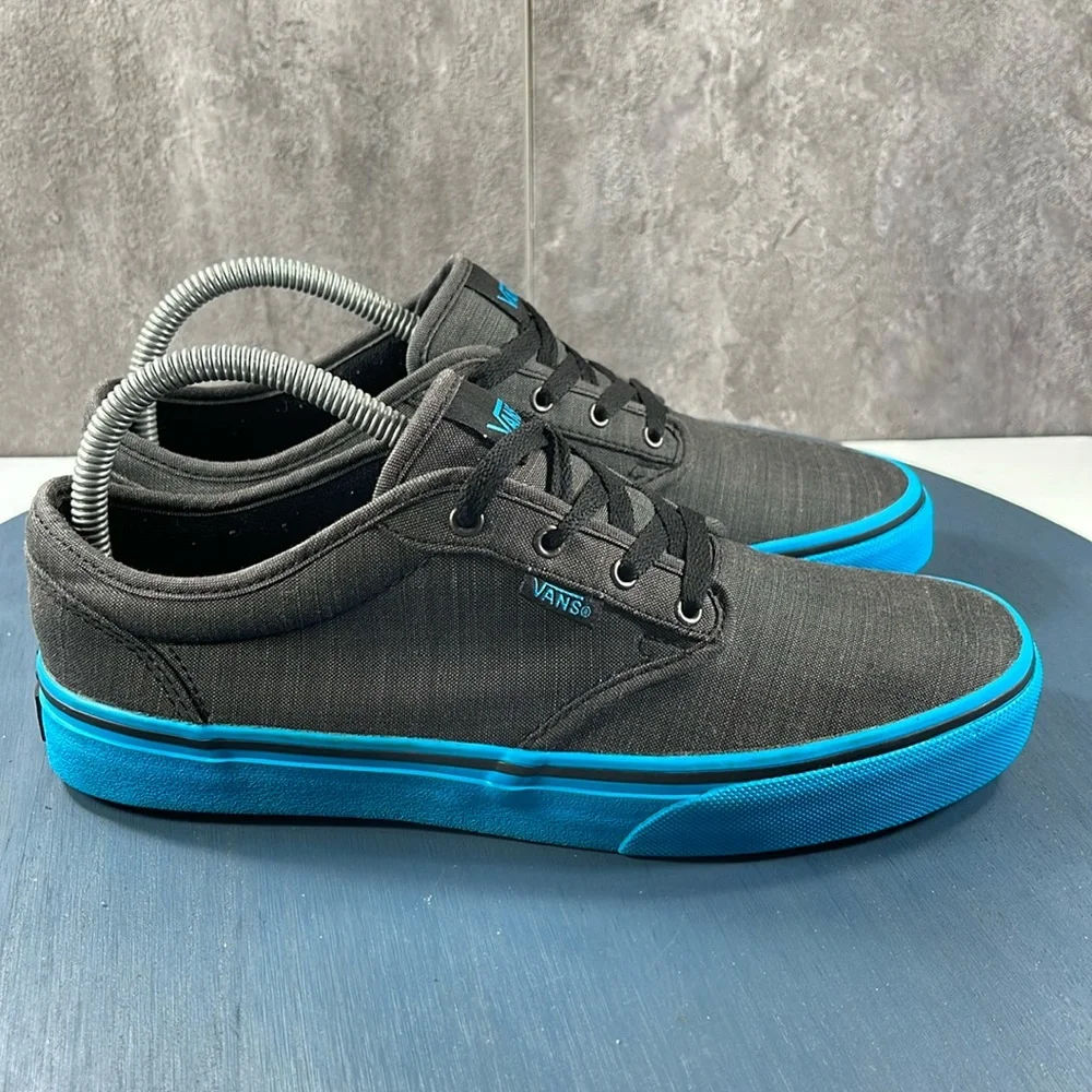 Vans Atwood Sneaker Grey & Blue Size 7Y, 8.5 Women - Picture 1 of 8